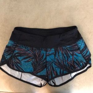 Lululemon speed shorts